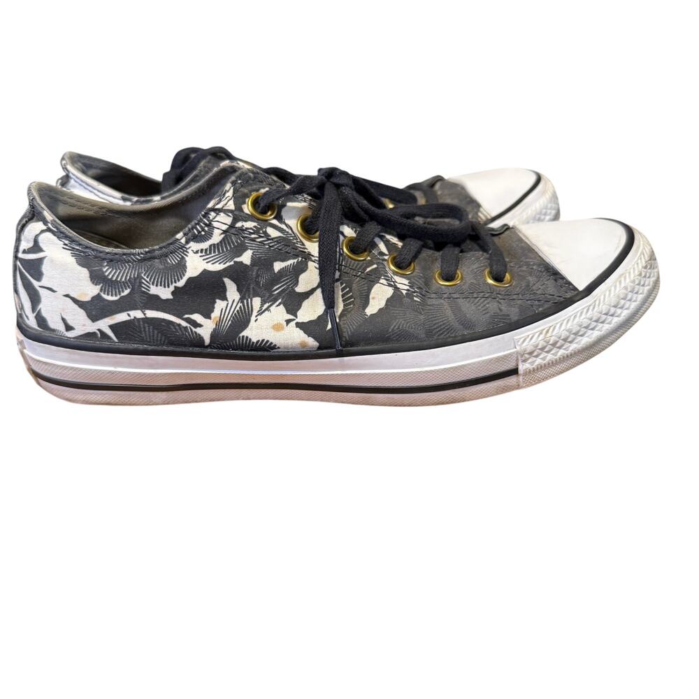 RARE Converse Chuck Taylor All Star Floral Print Low Top Sneakers Size 8